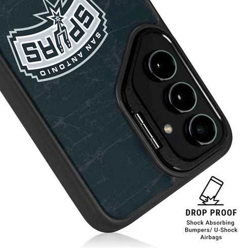 NBA San Antonio Spurs Primary Logo Galaxy S24 FE Kickstand Case